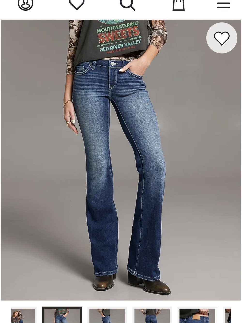 Women’s BKE Blue Bootcut Jeans 30x29 1/2 NWOT